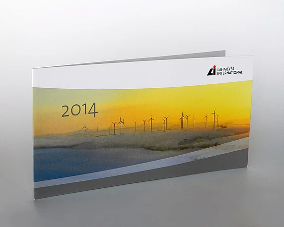 Lahmeyer International, Weihnachtskarte 2014, Vorderseite