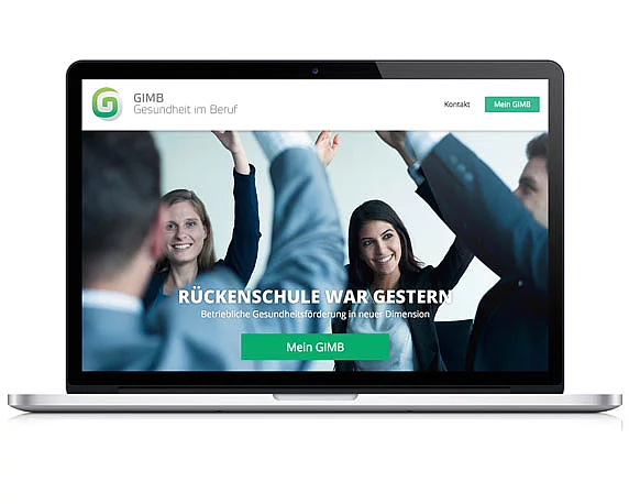 Website, GIMB, Gesundheit, Beruf