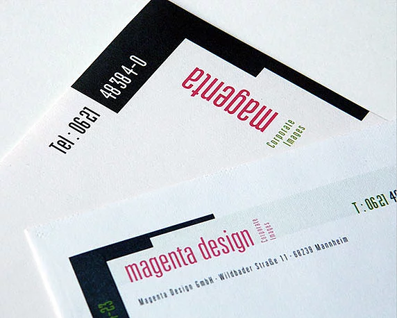 magenta, Corporate Design