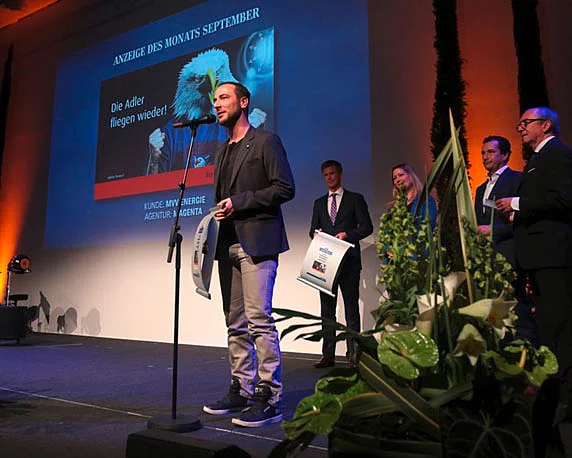 MVV Energie AG, Anzeige, Adler, Award