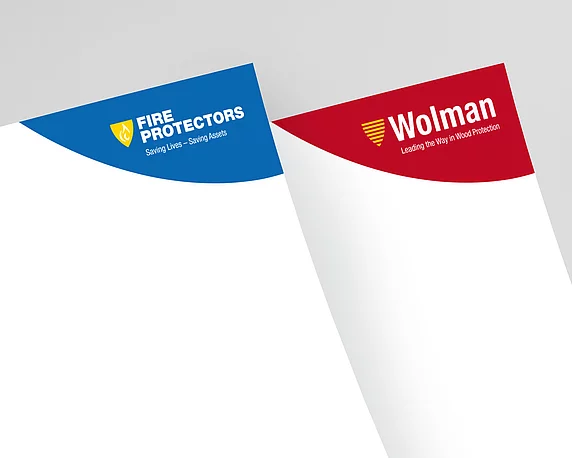 Logos Fire Protectors und Wolman