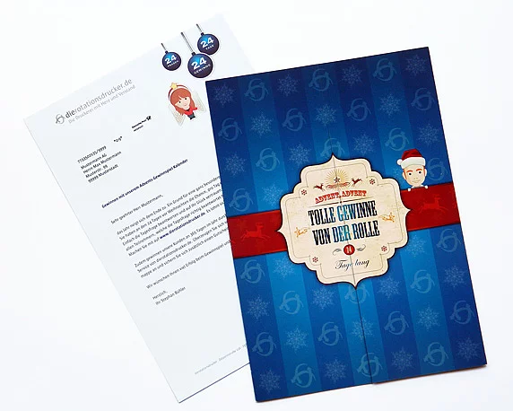 Adventskalender, Quiz, Gewinnspiel, Mailing, Aktion, magenta, Werbeagentur, Mannheim