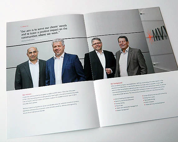 MVV Decon, Imagebroschuere