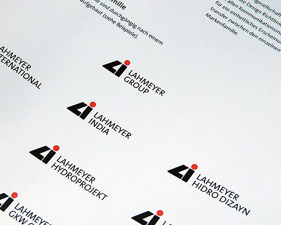 Lahmeyer International, Corporate Design Manual
