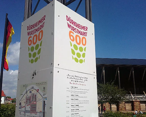 Bad Dürkheim, Logo, Jubiläum, Wurstmarkt, Werbeagentur magenta, Mannheim