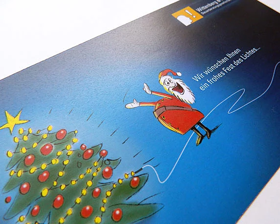 Wittenberg & Hewelt, Weihnachtskarte, Illustration