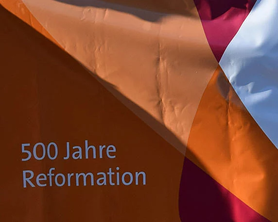 Evangelische Jugend Pfalz, Logo, FreiTräume, Reformation, Jubiläum, Banner