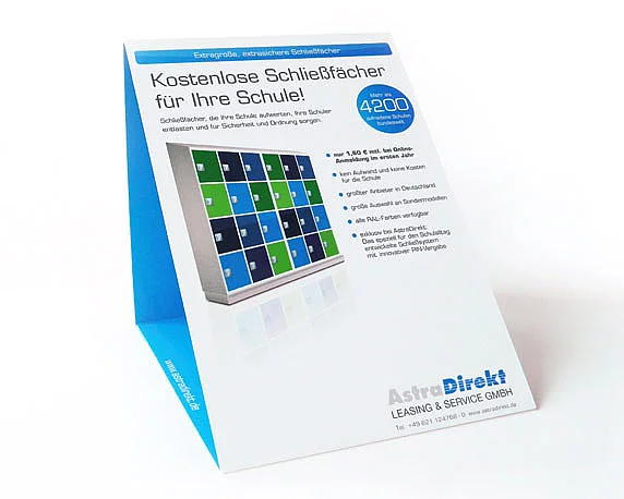 AstraDirekt, Aufsteller
