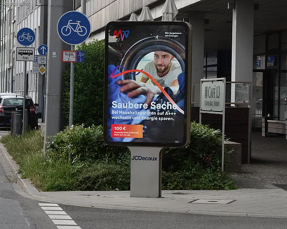 MVV, Umweltprämie, Plakat, Mega Light, City Light, Kampagne