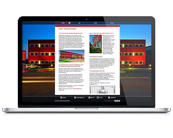 ABB Grundbesitz, HPL2 Webdesign