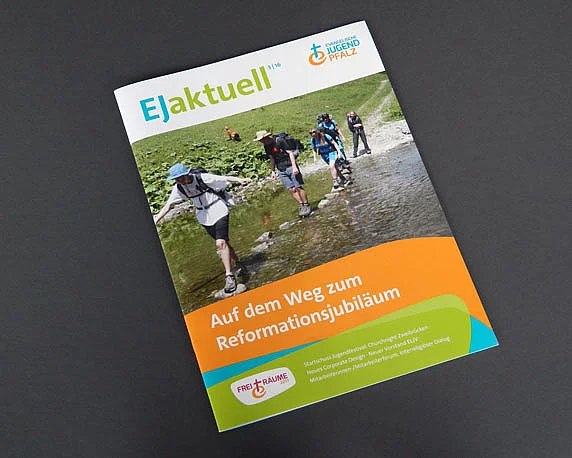 Evangelische Jugend Pfalz, Magazin, EJ aktuell, Werbeagentur magenta, Mannheim