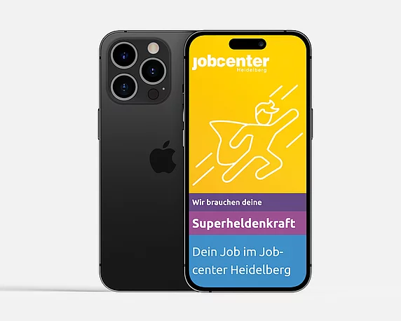 Jobcenter Heidelberg Recruiting-Website mobil